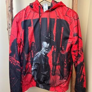 TWD The Walking Dead Lined Hoodie Size Small
